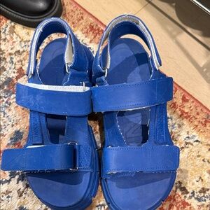 Ganni Kids Royal Blue Sandals